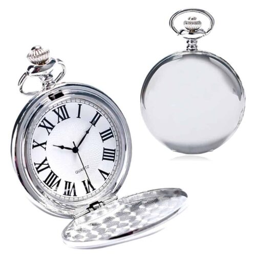 Reloj de Bolsillo Clásico plata