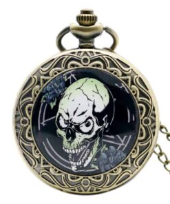 Reloj de Bolsillo Calavera Burlona