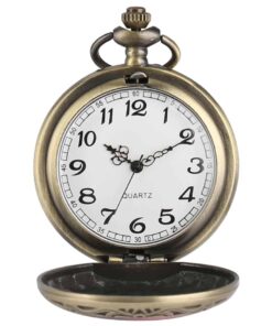 Reloj de Bolsillo Cráneo Florido