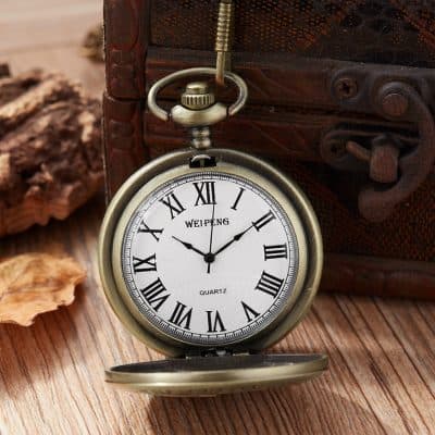 Reloj de Bolsillo Día Del Padre Con Caja de Regalo