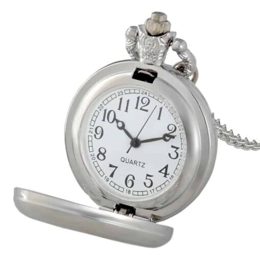 Reloj de Bolsillo Ojo de Dragón plata