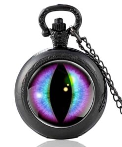 Reloj de Bolsillo Ojo de Dragón negro