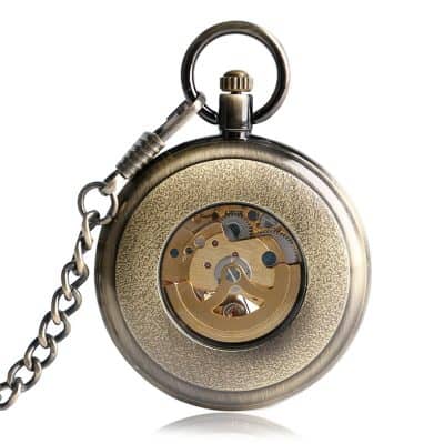 Reloj de Bolsillo Mecánico Antiguo Dorado