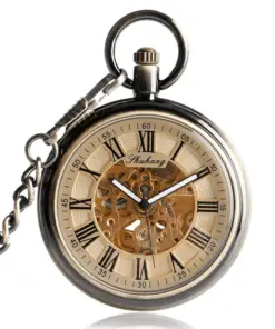 Reloj de Bolsillo Mecánico Antiguo Dorado