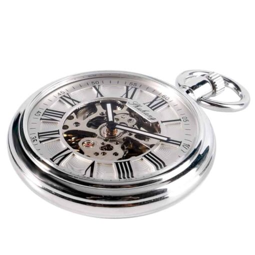 Reloj de Bolsillo Mecánico Antiguo de Plata