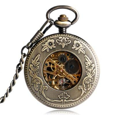 Reloj de Bolsillo Mecánico de Ciervo