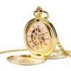 Reloj de Bolsillo Mecánico Clásico Dorado