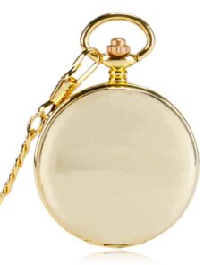 Reloj de Bolsillo Mecánico Clásico Dorado