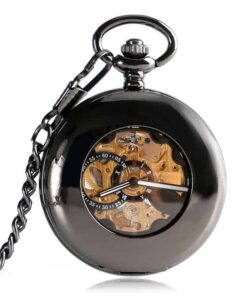 Reloj de Bolsillo Mecánico Negro Legendario