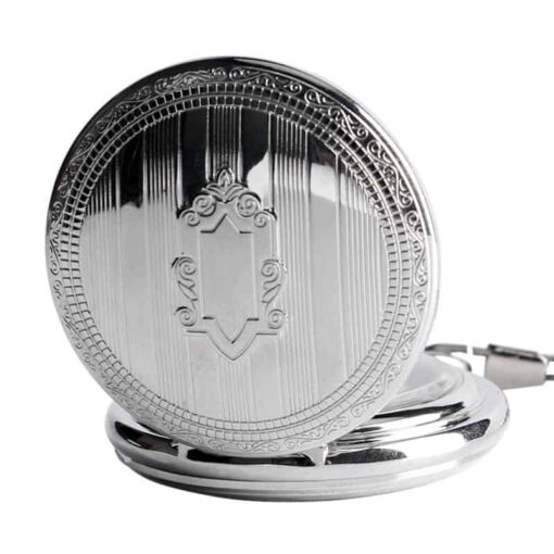 Reloj de Bolsillo Mecánico Plata Real