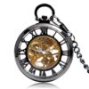 Reloj de Bolsillo Mecánico Skeleton Hueco