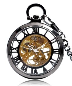 Reloj de Bolsillo Mecánico Skeleton Hueco