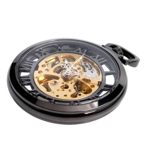 Reloj de Bolsillo Mecánico Skeleton Hueco