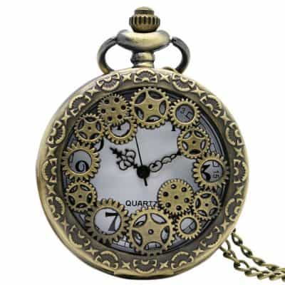 Reloj de Bolsillo Steampunk Engranajes