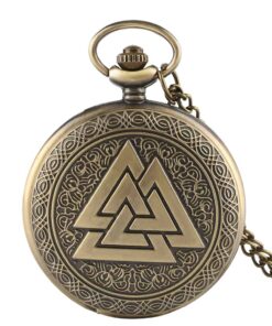 Reloj de Bolsillo Vikingo Valknut