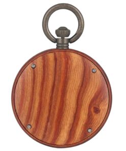 Reloj de Bolsillo del aguila de Madera