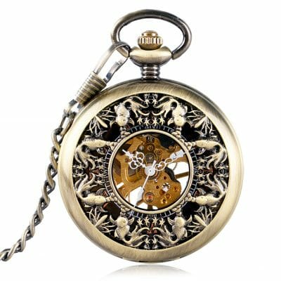 Reloj de Bolsillo Mecánico Carpa Koï