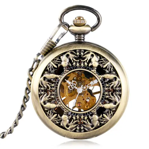 Reloj de Bolsillo Mecánico Carpa Koï