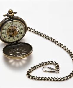Reloj de radios abierto con cadena extendida