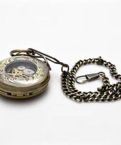 Reverso ornamental con ventana del mecanismo y cadena